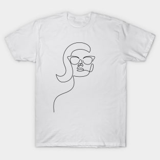 You See Through Everything | One Line Drawing | One Line Art | Minimal | Minimalist T-Shirt